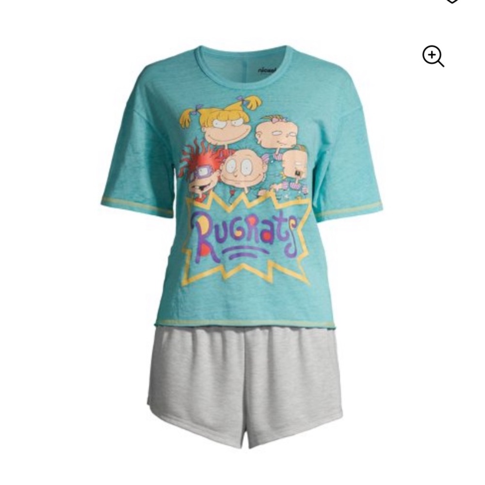 Nickelodeon Woman’s XL 3 piece short pajamas